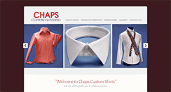 Desktop Screenshot of chapscustomclothing.com